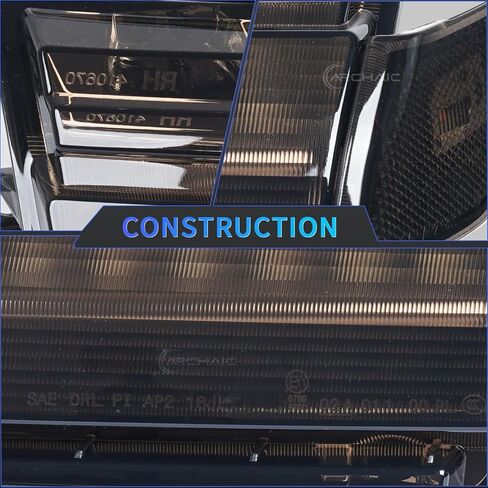 Archaic Smoked LED Turn Signal Lights with DRL & Side Marker Lights for Jeep Wrangler JL Sport S, Sahara, Rubicon, High Altitude 2018-2025,with Animation DRL and Sequential Turn signal in Kuwait