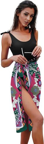 Women's Beach Cover Up, Sarong Wrap, Full-Length Pareo for Swimsuit Cover Ups in Saudi Arabia