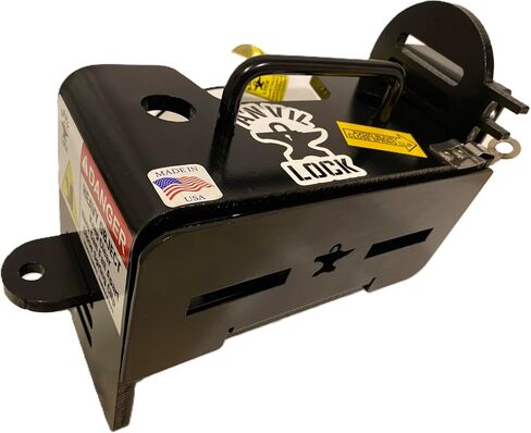 ONE Lock Fits Any Bumper Pull Trailer Strongest! of Any Trailer Lock Available Anywhere, 3/8" Thick Coated Steel! Anvil Trailer Lock See Video for Demonstration. 2-5/16" Ball Included. in Saudi Arabia