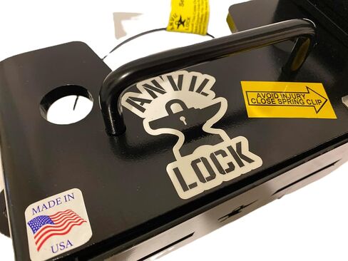 ONE Lock Fits Any Bumper Pull Trailer Strongest! of Any Trailer Lock Available Anywhere, 3/8" Thick Coated Steel! Anvil Trailer Lock See Video for Demonstration. 2-5/16" Ball Included. in Saudi Arabia