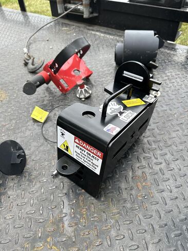 ONE Lock Fits Any Bumper Pull Trailer Strongest! of Any Trailer Lock Available Anywhere, 3/8" Thick Coated Steel! Anvil Trailer Lock See Video for Demonstration. 2-5/16" Ball Included. in Saudi Arabia