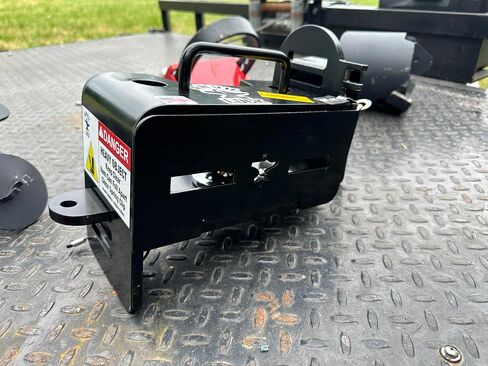 ONE Lock Fits Any Bumper Pull Trailer Strongest! of Any Trailer Lock Available Anywhere, 3/8" Thick Coated Steel! Anvil Trailer Lock See Video for Demonstration. 2-5/16" Ball Included. in Saudi Arabia