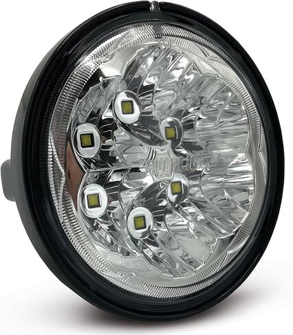مصباح أمامي مستدير من Tiger Lights TL5120 LED متوافق مع/بديل لـ Kubota 3Y205-75730، 3Y205-75732 12-24 فولت، 1.830 أمبير، 2550 لومن، 3 3/4 بوصة OD، 22 وات in Kuwait