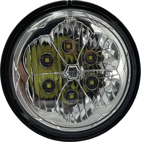 مصباح أمامي مستدير من Tiger Lights TL5120 LED متوافق مع/بديل لـ Kubota 3Y205-75730، 3Y205-75732 12-24 فولت، 1.830 أمبير، 2550 لومن، 3 3/4 بوصة OD، 22 وات in Kuwait