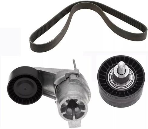 11287589361 مجموعة حزام توقيت محرك الشد متوافق مع 2010-2019 BMW 535i 640i X5 X6 3.0L استبدال # 11287589366 in Kuwait