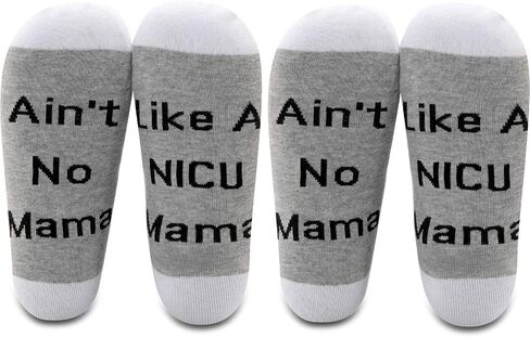 LEVLO NICU Daddy Mama Socks New Born Gift Ain't No Daddy Mama Like A NICU Daddy Mama Socks for Preemie Father Mother Gift in Saudi Arabia
