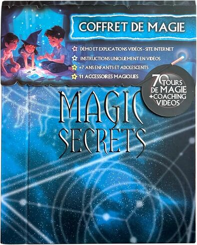 LUGY Magic Secrets - Magic Set for Beginners & Kids - Learn 70 Basic Level Magic Tricks - Comprehensive Magic Starter & Learning Kit - Includes Video Tutorials - Suitable for Age 7+ in Saudi Arabia
