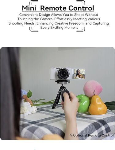 ORDRO 5K Digital Camera Vlogging Camera for Content Creators and Vloggers, 64MP Digital Camera for Photography Flip Screen, 12X Optical Zoom Camera, Auto Focus, IR Night Vision Function, 64GB Card in Kuwait