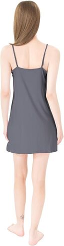 Slip Dress for Women Viscose Spaghetti Strap Lingerie Sexy Nightgowns Plus Size in Saudi Arabia