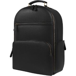 Camera Backpack Classic Leather 25L for DSLR, Professional Camera Bag for Photographers with 16 inch Laptop Compartment DBA1-25L-Brown