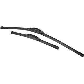 X AUTOHAUX 2pcs 26"+14" Silicone Front Windshield Wiper Blade for Fiat 500 2007-2019 Windscreen Wiper OE Replacement Set All-Seasons J/U Hook
