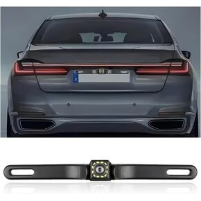 Backup Camera for Car,Ultra HD Reverse Camera with 12 Led,150°Wide View Angel Car Rear Camera,Universal Car Essentials for Avoiding Blind Spots in Reverse (12 Lights)