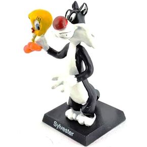 OPO 10 Metal Figurine Compatible with Sylvester and Tweety Bird - 8cms - (01)