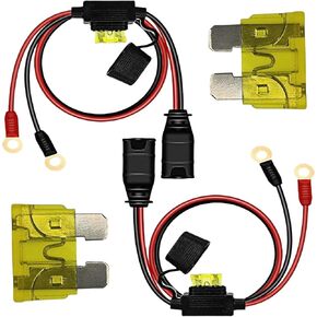 GC002 X-Connect M6 (1/4in) Wire Harness Suitable for NOCO Eyelet Terminal Connector Smart BatteryChargers （2-Pack）