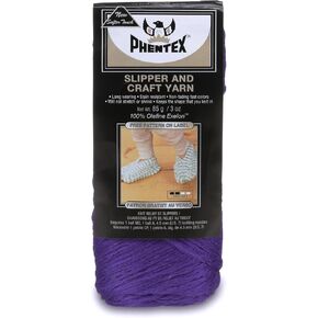 Phentex Slipper & Craft Yarn, 3 Ounce, Cream, Single Ball