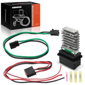 A-Premium HVAC Blower Motor Resistor with Wire Harness Kit Compatible with Chrysler, Dodge & Eagle Vehicles - 300M 1999-2004, Concorde 1993-2004, LHS 1999-2001, New Yorker 1994-1996, Intrepid, Vision
