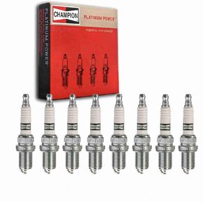 8 pc Champion Platinum Spark Plugs compatible with Dodge Ram 1500 5.2L 5.9L V8 1994-1997