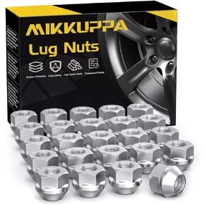 MIKKUPPA M14x1.5 Open End Lug Nuts - Replacement for Chevy GMC Silverado Sierra 1500 Colorado Suburban Tahoe F-150 Wheel Lug Nut Set (Pack of 24)