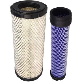 25 083 01 Outer Air Filter with 25 083 04 Inner Filter Kit for Kohler 2508301 Kawasaki 11013-7020 11013-7044 Jo-hn Dee-re M131803 M144098 MIU12458 Lawn Mower Engines