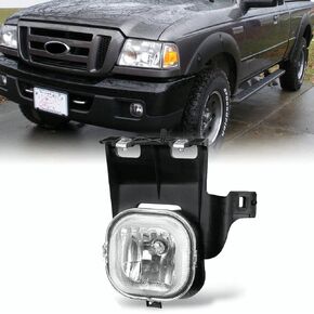 Winjet WJ30-0556-09 OEM Series for 2006-2007 Ford Ranger Clear Lens Factory Style OE Fitment Replacement Fog Light A Pair Set