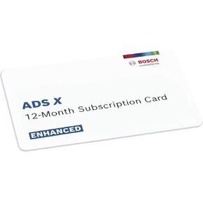 Bosch 3945-SUB-ENH ADS X 12 Month Software Subscription - Enhanced Plan with Repair Source - for Use with ADS 525X and 625X Diagnostic Scan Tools