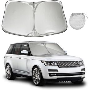 Car Windshield Sun Shade, Reflective Auto Windscreen Sun Shade Covers for Heat Protection Block UV Rays, Foldable Front Window Sun Visor Protector, Universal Car Accessories (65×37.4 inches)