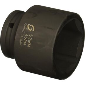 Sunex 452M 3/4" Drive Standard 6 Point Metric Impact Socket 52mm