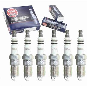 6 pc NGK Iridium IX Spark Plugs compatible with Jaguar X-Type 2.5L 3.0L V6 2002-2006