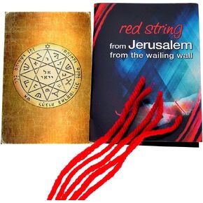 5 Kabbalah Red String Bracelets blessed in Jerusalem with King Solomon Guarding and Protection Seal Seal Amulet in Saudi Arabia