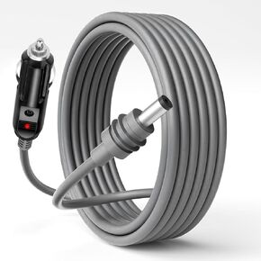 كابل الطاقة Starlink Mini DC، ولاعة السجائر 16FT Starlink Mini Cable 12V-24V DC 5.5 كابل طاقة السيارة لملحقات Starlink Mini 18AWG Starlink DC مزود الطاقة للشاحنات والحافلات والسفن المقاومة للماء