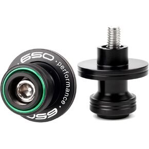 Fit For Kawasaki Ninja 650 EX650 Z650 RS Z 650 2017-2023 2024 2025 Versy 650 Motorcycle CNC Swingarm Spool Sliders Stand Screw Swing Arm Sliders (Green)