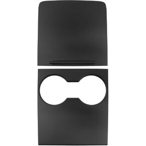Center Console Cover, ABS Center Console Wrap Center Control Panel Compatible with Tesla Model 3 (2017-2023), Model y (2019-2025) (Matte Black)