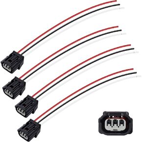 HiSport L4 Ignition Coil Connector Harness Replacement for Honda and Acura 2009-2019,4PCS