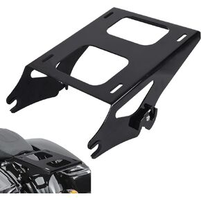 Tour Pack Mount, Tour Pack Bracket, Black Detachable Two Up Tour Pak Pack Mounting Luggage Rack for Harley Davidson Touring Street Glide Electra Glide Road Glide Road King 2014-2024