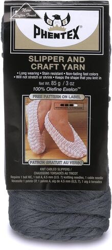 Phentex Slipper & Craft Yarn, 3 Ounce, Cream, Single Ball in Saudi Arabia