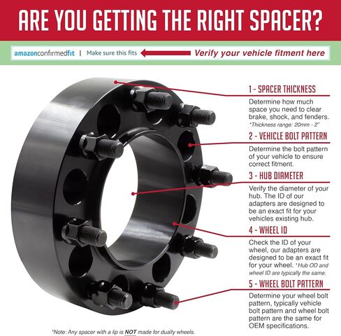أجزاء ملحقات العجلة 4 قطع محولات فواصل العجلات 8 على 6.50 8x6.50 2.00 بوصة سميكة 9/16 بوصة مسمار خيط 121.3 مم محور يناسب 1994-11 Ram 2500 3500 عجلة خلفية واحدة | مركبات ذات عجلات خلفية مزدوجة in Kuwait