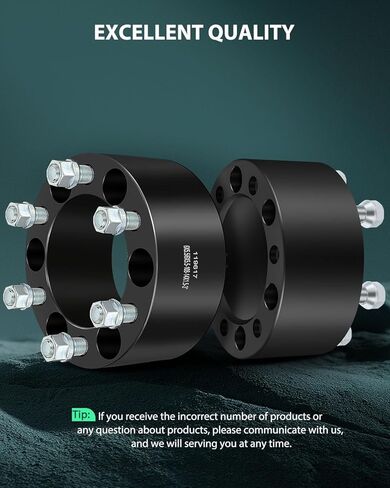 SCITOO 4X 6 Lug Wheel Spacers Adapters 6x5.5 to 6x5.5 14x1.5 108mm 3" Compatible with for K1500 Suburban 1989-2000 for K2500 2010 for Savana 1500 in Saudi Arabia