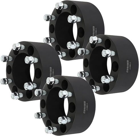 SCITOO 4X 6 Lug Wheel Spacers Adapters 6x5.5 to 6x5.5 14x1.5 108mm 3" Compatible with for K1500 Suburban 1989-2000 for K2500 2010 for Savana 1500 in Saudi Arabia