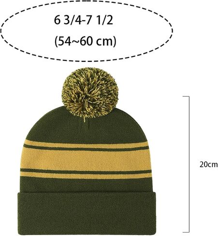 Knit Hats for Women Beanie with Pom Womens Winter Hat Cute Warm Knit Skull Cap Beanie in Kuwait