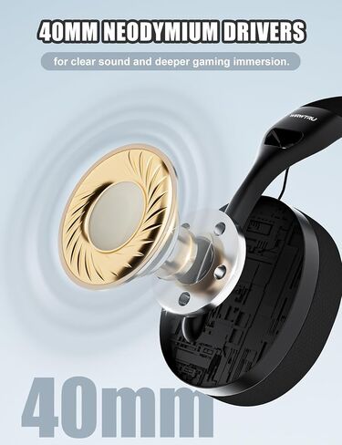 S30 Gaming Headset with Microphone,198g Lightweight Design, Noise Cancelling Mic, Soft Earmuffs, Wired Gaming Headphones for PS5, PS4, Xbox, Xbox Series X|S, Switch, PC (White) in Saudi Arabia