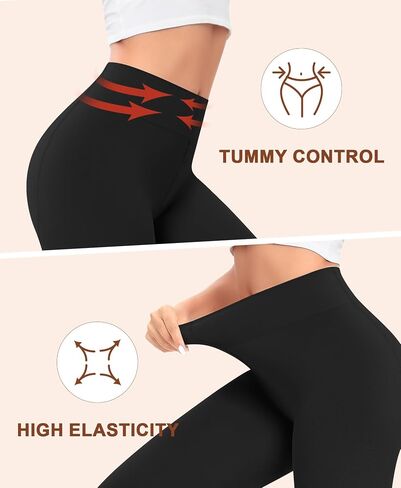 QooNoo Fleece Lined Tights Women Sheer High Waist Leggings Fake Translucent Thermal Pantyhose Opaque Warm(Stirrup Nude,Medium) in Saudi Arabia