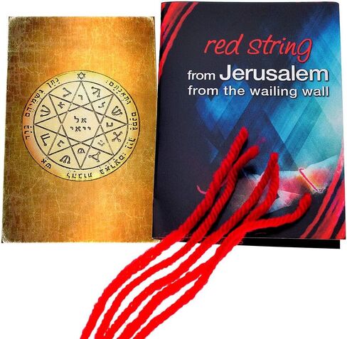 5 Kabbalah Red String Bracelets blessed in Jerusalem with King Solomon Guarding and Protection Seal Seal Amulet in Saudi Arabia