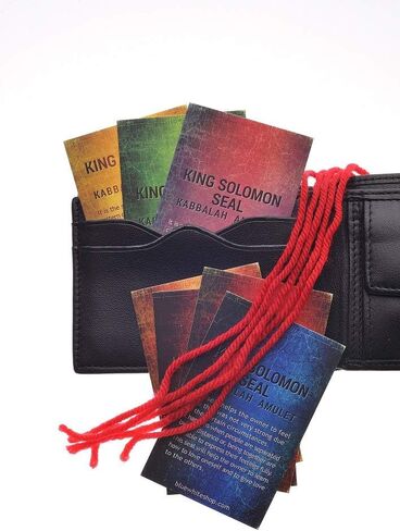 5 Kabbalah Red String Bracelets blessed in Jerusalem with King Solomon Guarding and Protection Seal Seal Amulet in Saudi Arabia