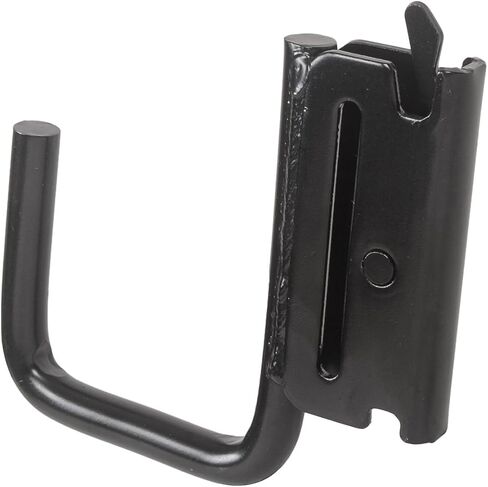 MOTO4U E-Track Steel J-Hooks، E Track X Track Steel متين وشديد التحمل E Track J هوك للمقطورة المغلقة، شاحنة البضائع، مقطورة نصف شاحنات، ورشة عمل ومرآب (6 عبوات) أسود in Kuwait