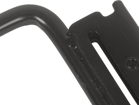 MOTO4U E-Track Steel J-Hooks، E Track X Track Steel متين وشديد التحمل E Track J هوك للمقطورة المغلقة، شاحنة البضائع، مقطورة نصف شاحنات، ورشة عمل ومرآب (6 عبوات) أسود in Kuwait