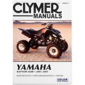 Repair Manuals for Yamaha RAPTOR 660 2001-2005