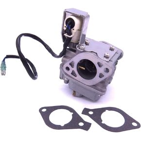 SouthMarine Boat Engine 6AG-14301 6AH-14301-00 6AH-14301-01 Carburetor Assy and 6AH-13646-00 Gaskets (2 pcs) for Yamaha 4-Stroke F15 F20 Outboard Motor