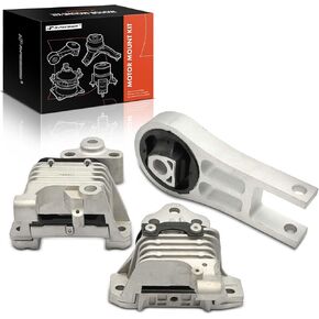 A-Premium Engine Motor Mount and Transmission Mount and Torque Strut Mount Kit Compatible with Jeep Cherokee 2014-2017 3.2L, Automatic Transmission, 3-PC Set, Replace# 68192832AC, 68164710AE