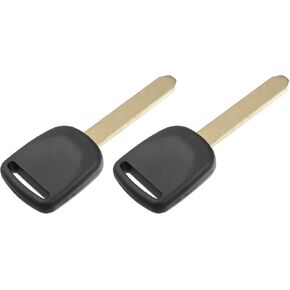 ACROPIX Uncut Ignition Transponder Key Fit for Honda Civic CR-V 2003-2005 for Element Odyssey S2000 2003-2004 HO01T5 35113-S0X-A01- Pack of 2 Black