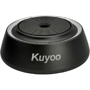 Car Ultrasonic Aroma Diffuser for Vehicle,Auto On/Off,three adjustable modes car air freshener,car aroma freshener with one bottle refill（Black color ）